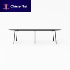 Contemporary table NEST laminatepowder-coated steel baseround