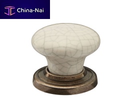 Traditional furniture knob X88041CEglazed ceramic