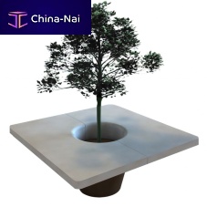Contemporary table POTMDFsquarewith planter