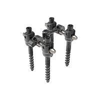 Thoracic-lumbar vertebra pedicle screw S7polyaxialmonoaxialtitanium