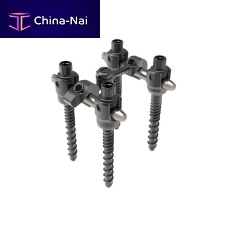 Thoracic-lumbar vertebra pedicle screw S7polyaxialmonoaxialtitanium