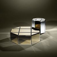 Contemporary coffee table OCTOGONOmarbleoctagonalhome