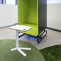 Contemporary computer table SPACE CHICKENsingle columncommercial