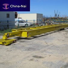 Flatbed trailer single-axletowedfor industrial materials