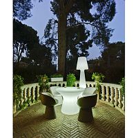 Contemporary table CAPRI 75polyethylenepolyethylene baseround