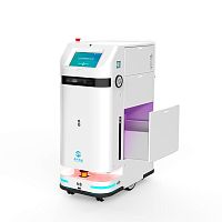 Drug delivery robot A1for hospitalon wheelsautonomous