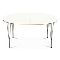 Contemporary table CONTRACTwood veneersteellinoleum