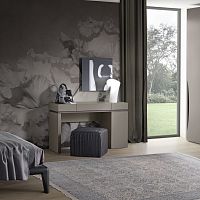 Contemporary dressing table VANITYwood veneerglossy lacquered woodmatte lacquered wood