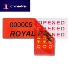 Security label siliconeredroll