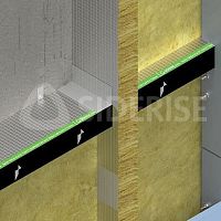 Acoustic insulation OPEN STATEsyntheticpanelexterior