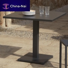 Contemporary table LUCEaluminumropealuminum base