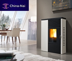 Pellet heating stove EDERA contemporarysteel