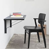 Wall-mounted desk Kaaricontemporaryoaksteel