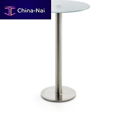Contemporary high bar table 3029glassroundcontract