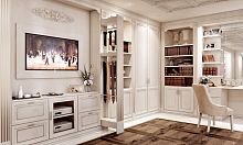 Wall-mounted wardrobe CAPRICCIOtraditionalwoodenlacquered wood