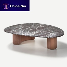 Contemporary coffee table Lakeglassceramicmarble