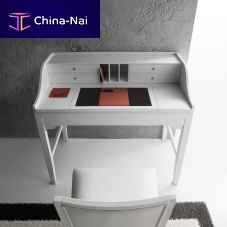 Contemporary writing desk MERINIsolid woodwith storagecustom