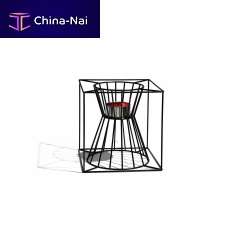 Metal candle holder BOO