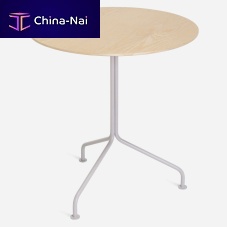 Contemporary table ABC 974woodenHPLmetal base