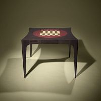 Traditional bridge table DAMAhomewoodenmetal