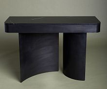 Contemporary sideboard table CRESCENTmarblesteel baserectangular