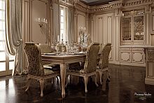Classic kitchen ROMANTICA woodenwith handlelacquered