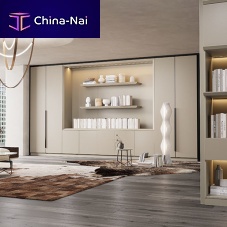 Contemporary wardrobe Ai8woodensteelwith swing doors
