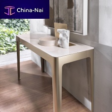Contemporary sideboard table CORNERlacquered woodcrystalceramic