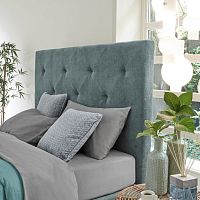 Double bed headboard BRIDGEcontemporaryfabricgreen