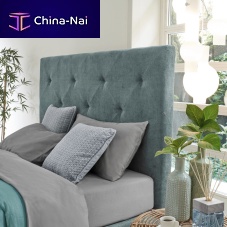 Double bed headboard BRIDGEcontemporaryfabricgreen