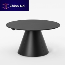 Contemporary table FOLLOW MEETING CONEmelaminemetal baseround