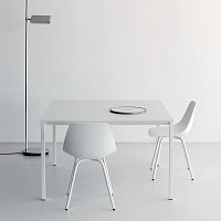 Contemporary table FRAMEHPLaluminum baserectangular