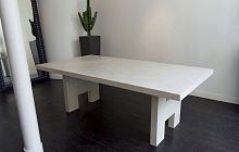 Contemporary table LUCEM Chocconcreterectangular