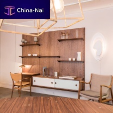 Wall-mounted shelf Scandinavian designoakwalnut