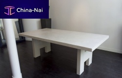 Contemporary table LUCEM Chocconcreterectangular