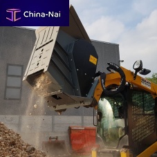 Crusher bucket CBF-L 120 for backhoe loadersfor excavatorsfor skid steer loaders