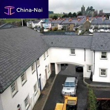 Interlocking roof tile BLACK VELVETflatslateblack