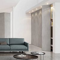 Melamine bookcase Gea wall-mountedcontemporaryaluminum