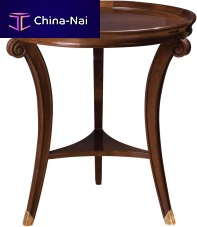 Traditional side table JOHN WIDDICOMB : TRIPOD JW-2720wood veneerroundhome