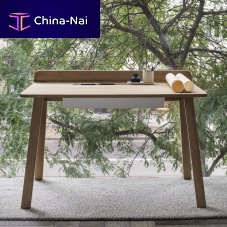 Free-standing desk DO120contemporaryoakwalnut
