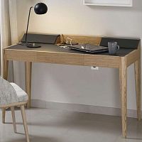 Free-standing desk AXELcontemporaryoakwood veneer