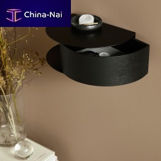 Wall-mounted shelf WALLIEcontemporaryoakmetal