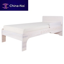 Single bed TREE TODDLERminimalist designwith headboardash
