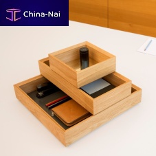 Oak storage box TIDYpowder-coated steelbathroom