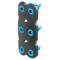 Cervical compression plate CarboClear® lockingmetallic1 level