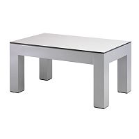 Contemporary coffee table ARIAaluminumaluminum baserectangular