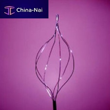 Intestinal polyp extraction endoscopic basket miniXScape