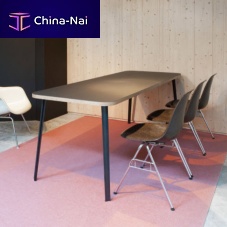 Contemporary table CANTEENlinoleumwooden baserectangular