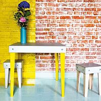 Contemporary table MONTERconcreteconcrete basesquare