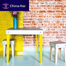 Contemporary table MONTERconcreteconcrete basesquare